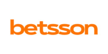 Logo de Betsson, posición 12 en la comparativa pausada de casas de apuestas de España